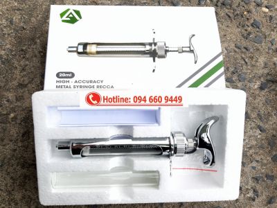 Xilanh inox Recca 20ml cao cấp