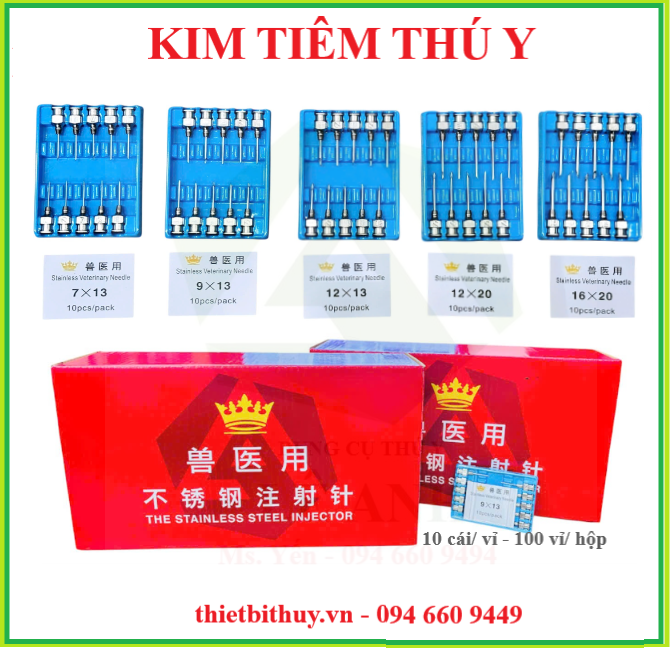 KIM TIÊM GIA CẦM - BƠM TIÊM INOX - THIETBITHU.VN