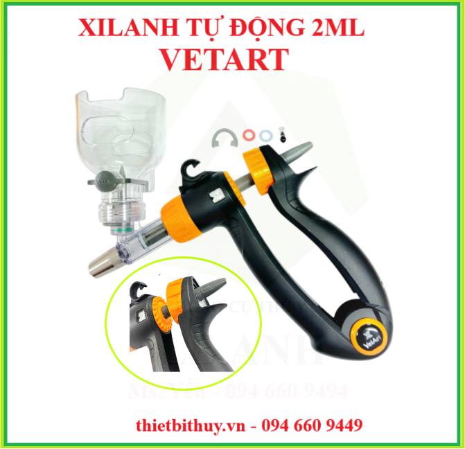 XI LANH TỰ ĐỘNG 2ML - BƠM TIÊM TỰ ĐỘNG TIÊM HEO